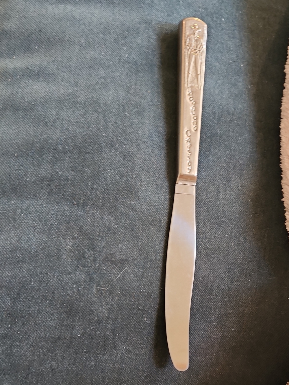 Hopalong Cassidy 3 Piece 1950's Stainless Set. - Picture 6 of 9